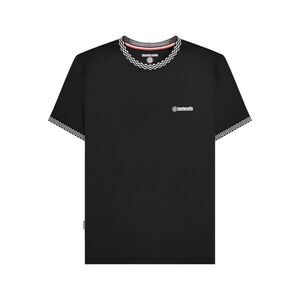 Lambretta Mens Two Tone Ringer T-Shirt / Black